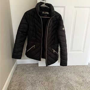 Michael Kors Black Puffer Packable Women's Jacket